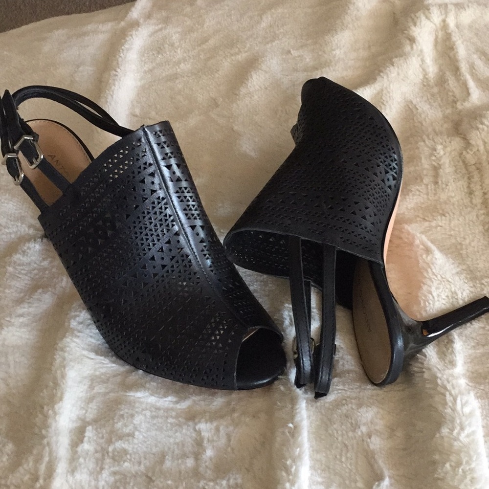 Antonio Melani peep-toe heels